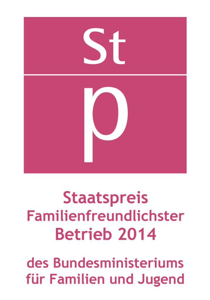 Logo Staatspreis für den familienfreundlichsten Betrieb