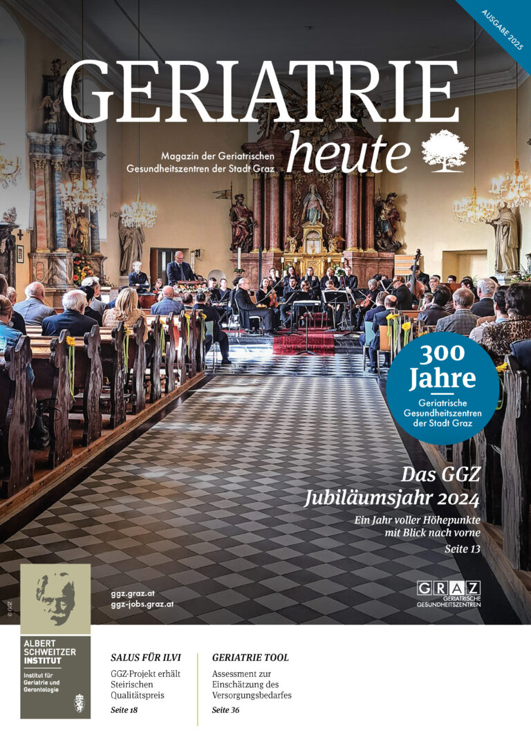 Titelseite Geriatrie Heute 2025