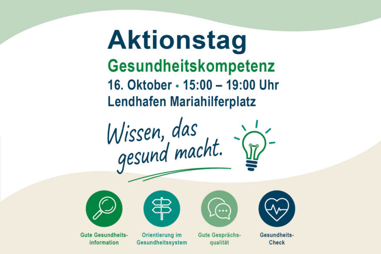 Flyer Aktionstag Gesundheitskompetenz